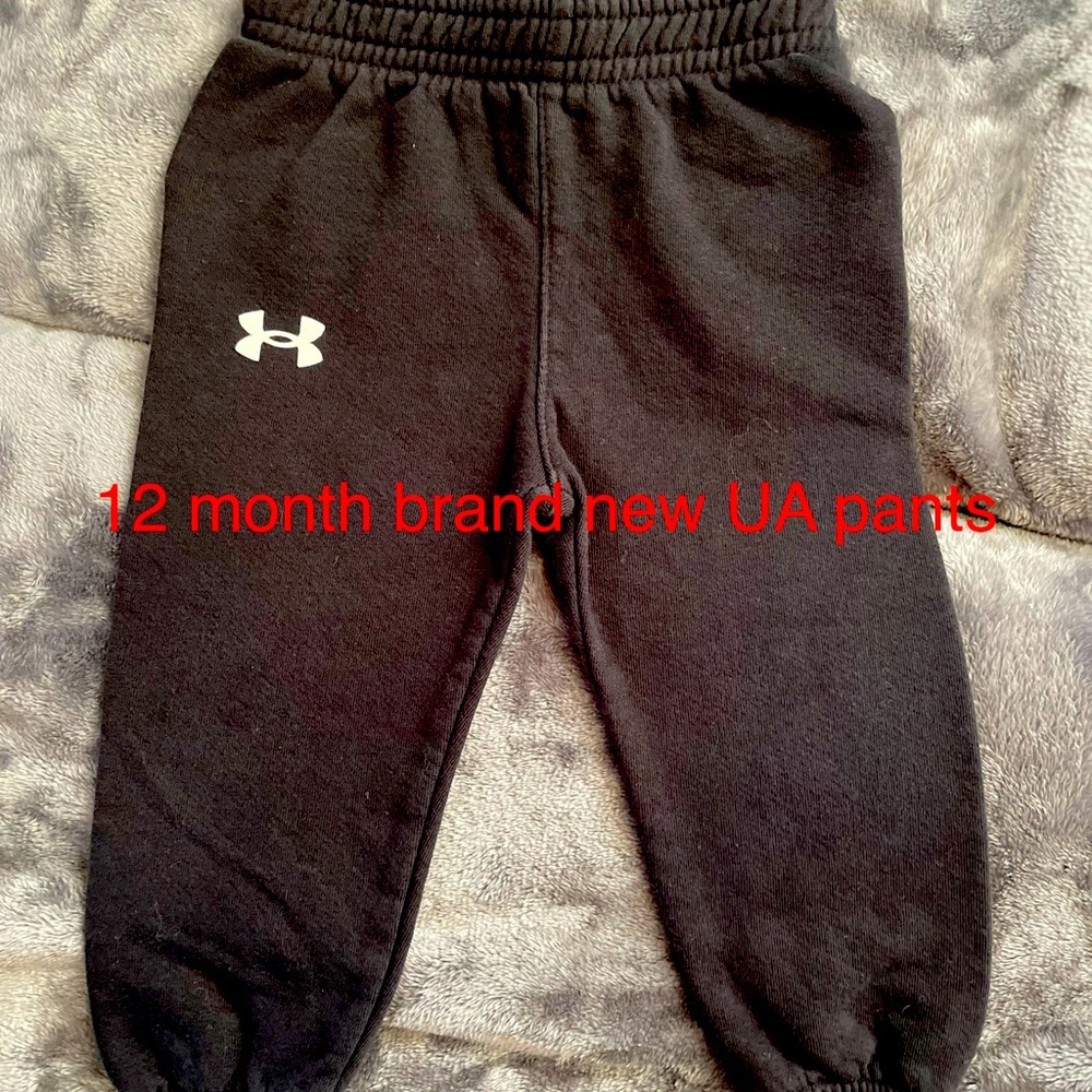 Under Armour baby boy 12 months sweat pants, NWT